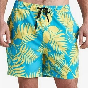 Reef Tropical Blue and Yellow Board Shorts